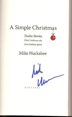 Signature of Mike Huckabee