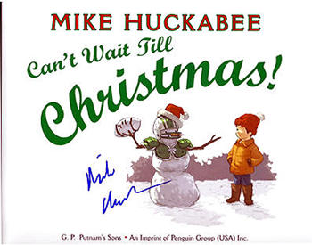 Signature of Mike Huckabee