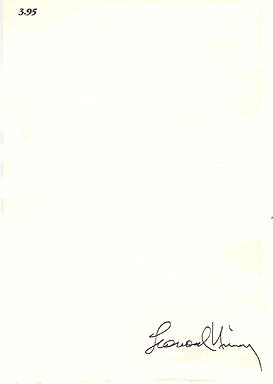 Signature of Leonard Nimoy