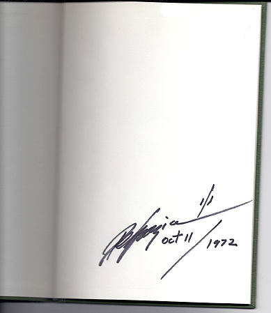 Signature of Ted DeGrazia