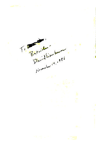 Signature of David Eisenhower