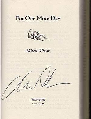 Autograph of Mitch Albom
