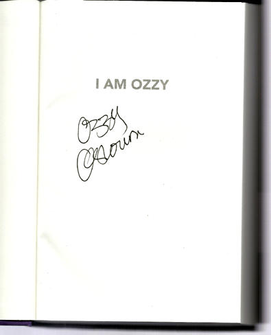Ozzy Osbourne Signature