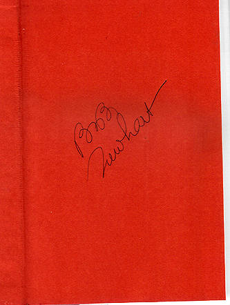 Signature of Bob Newhart