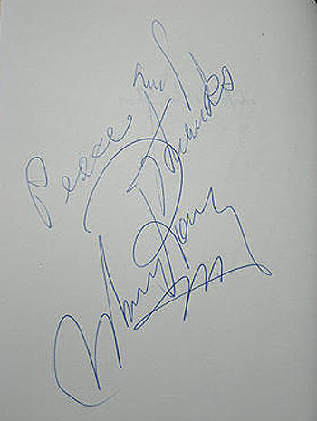 Signature of Mickey Rooney