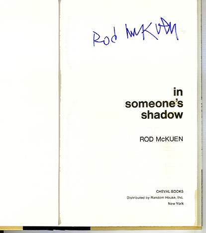 Signature of Rod McKuen