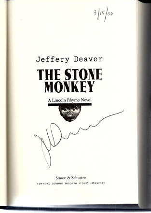 Signature of Jeffery Deaver