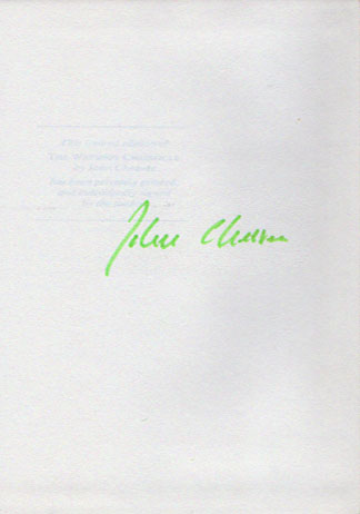 John Cheever Signature