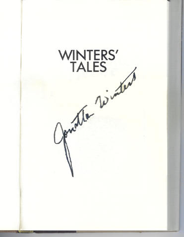 Signature of Jonathan Winters