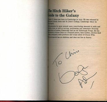 Signature of Douglas Adams