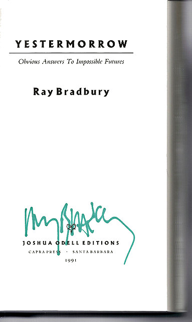 Signature of Ray Bradbury