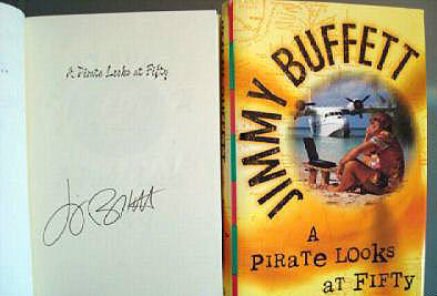 Signature of Jimmy Buffett