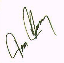 Signature of Tom Clancy