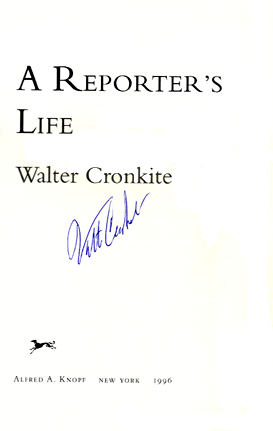 Walter Cronkite Signature