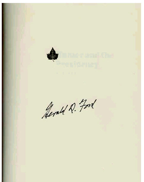 Gerald Ford Signature
