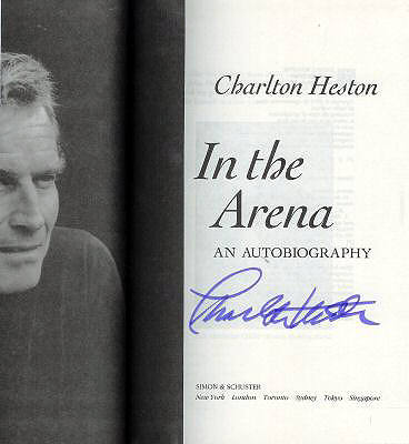 Signature of Charlton Heston