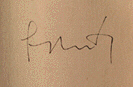 Signature of Larry McMurtry