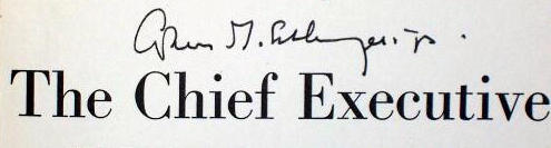 Signature of Arthur M. Schlesinger, Jr.