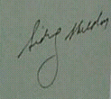 Signature of Sidney Sheldon