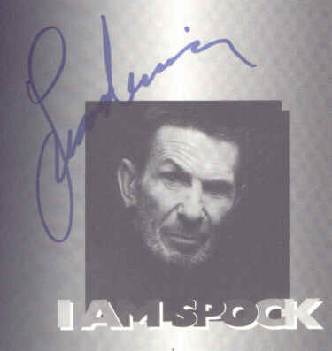Signature of Leonard Nimoy