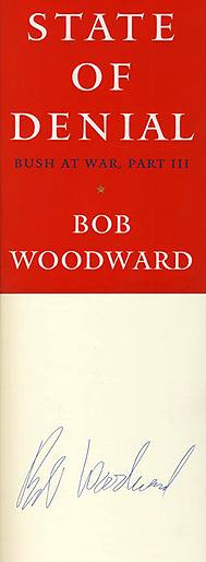Signature of Bob Woodward 